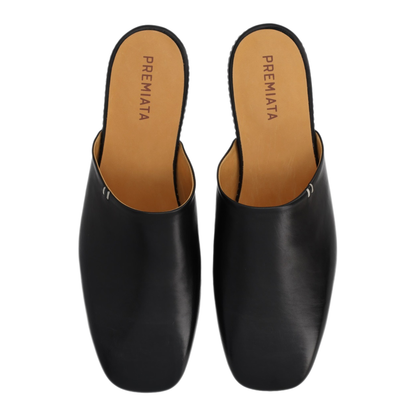 MAYFEYR - PREMIATA - Leather Sabot Black - 32404LANDNERO