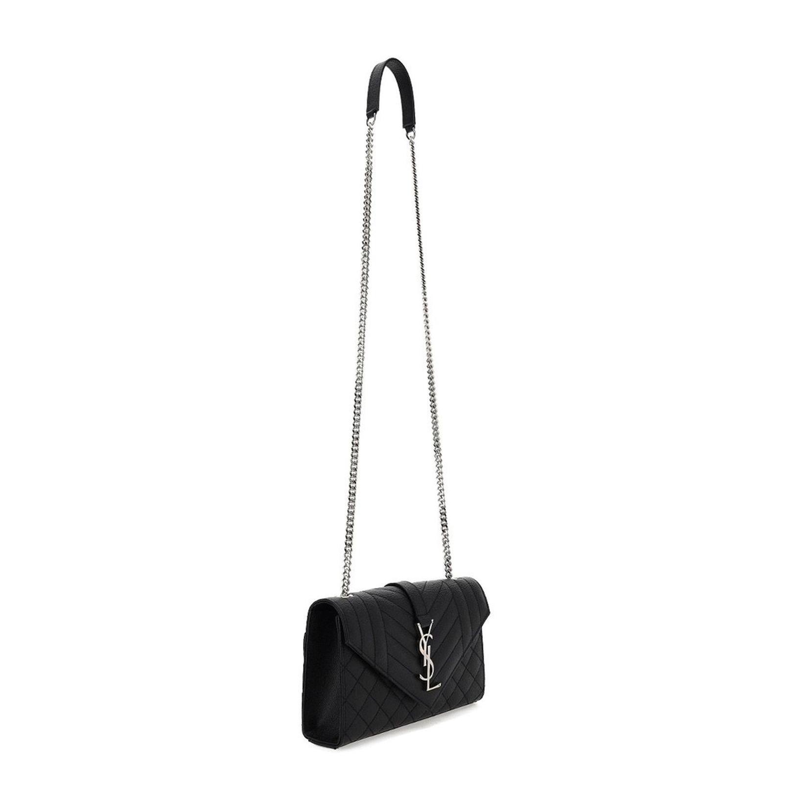 Black Leather Shoulder Bag