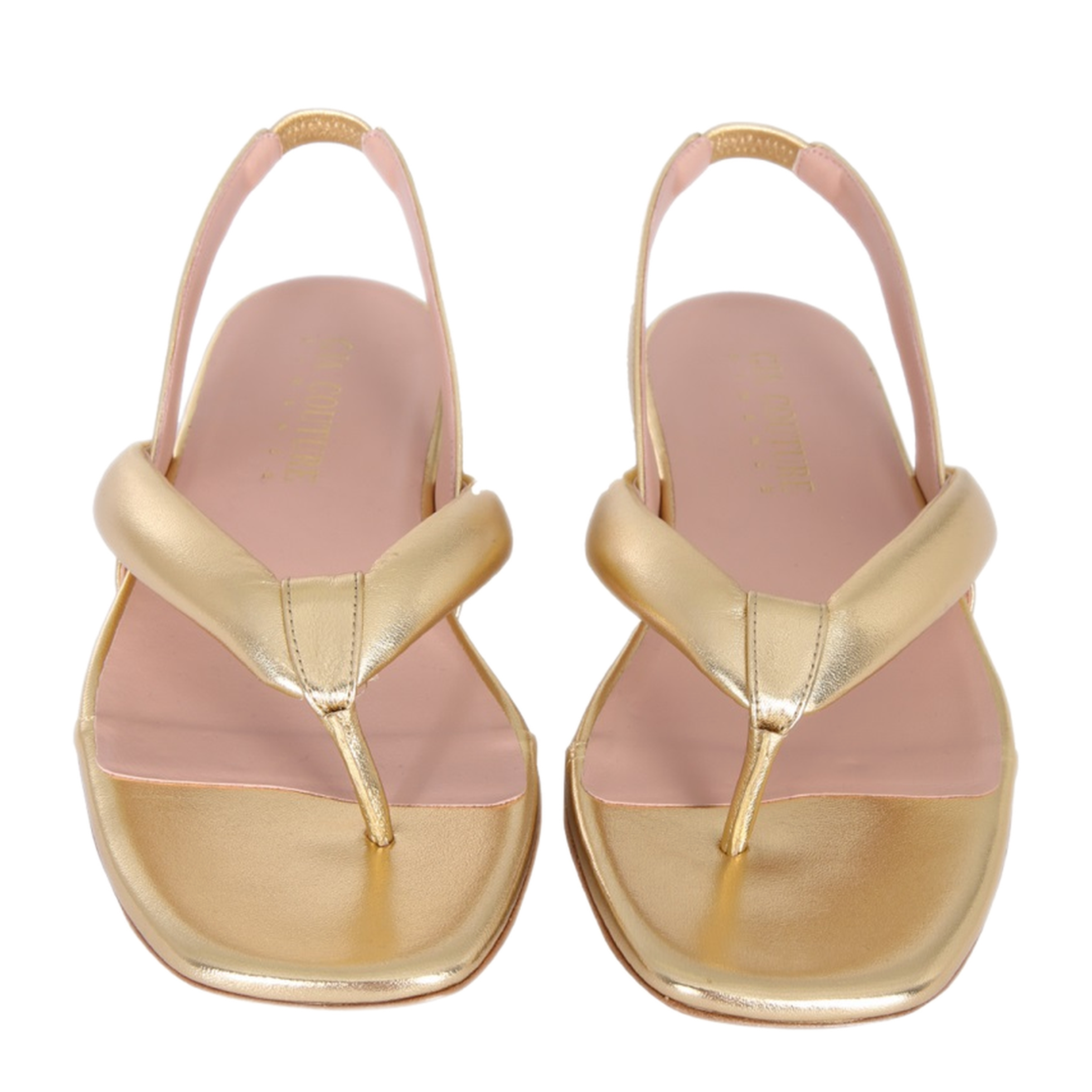 MAYFEYR - GIA BORGHINI - Leather Slingback Sandals - BORA08A2