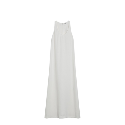 MAYFEYR - Toteme - White Sleeveless Midi Dress - 243-WRD4142FB0240070
