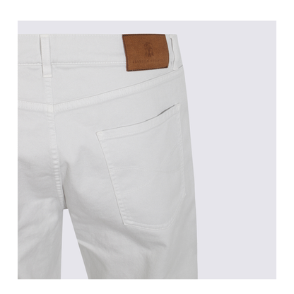 White Cotton Pants