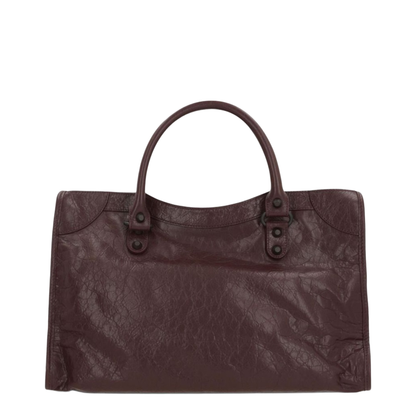 Le City Medium Bag in Dark Burgundy