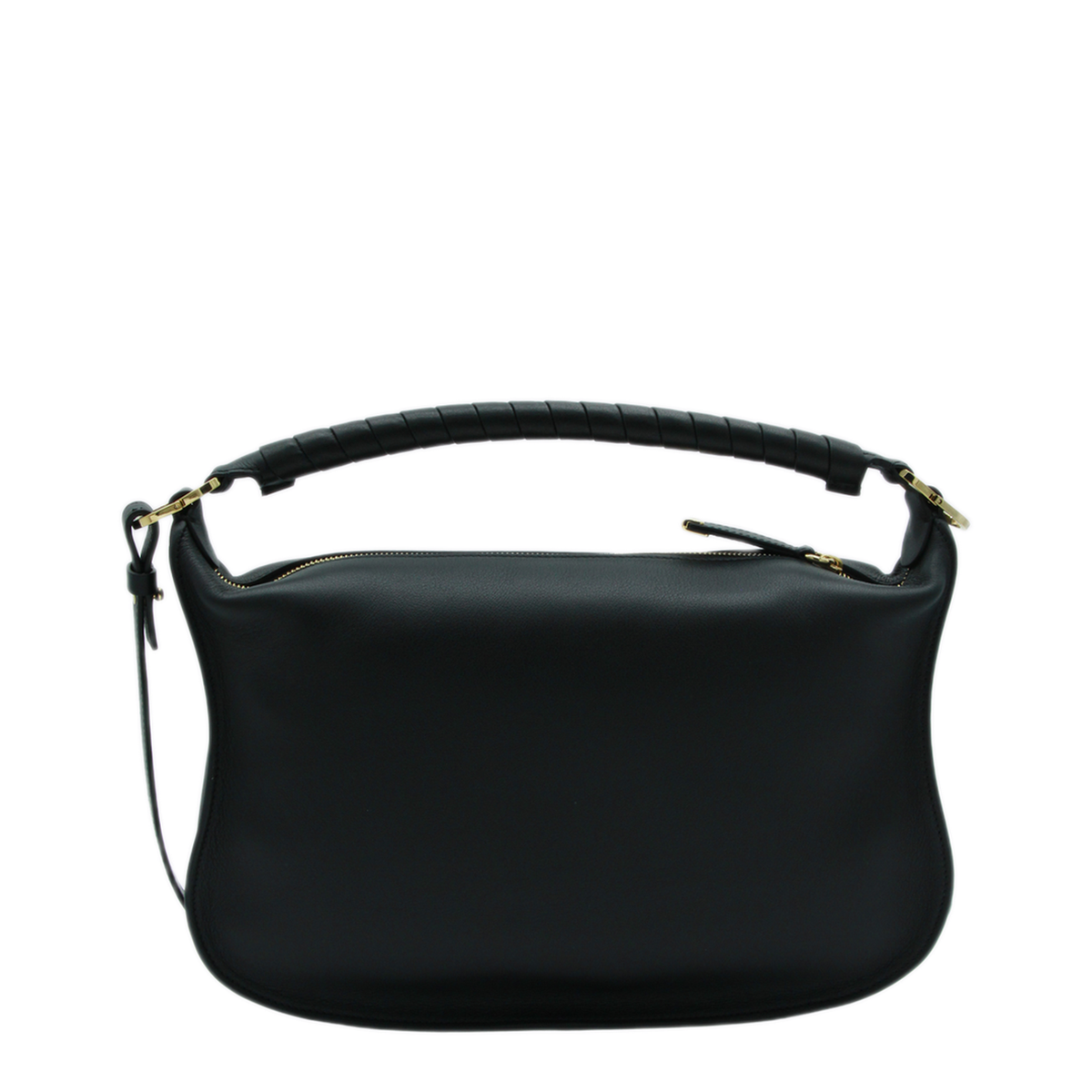 Marcie Small Calfskin Shoulder Bag - Black