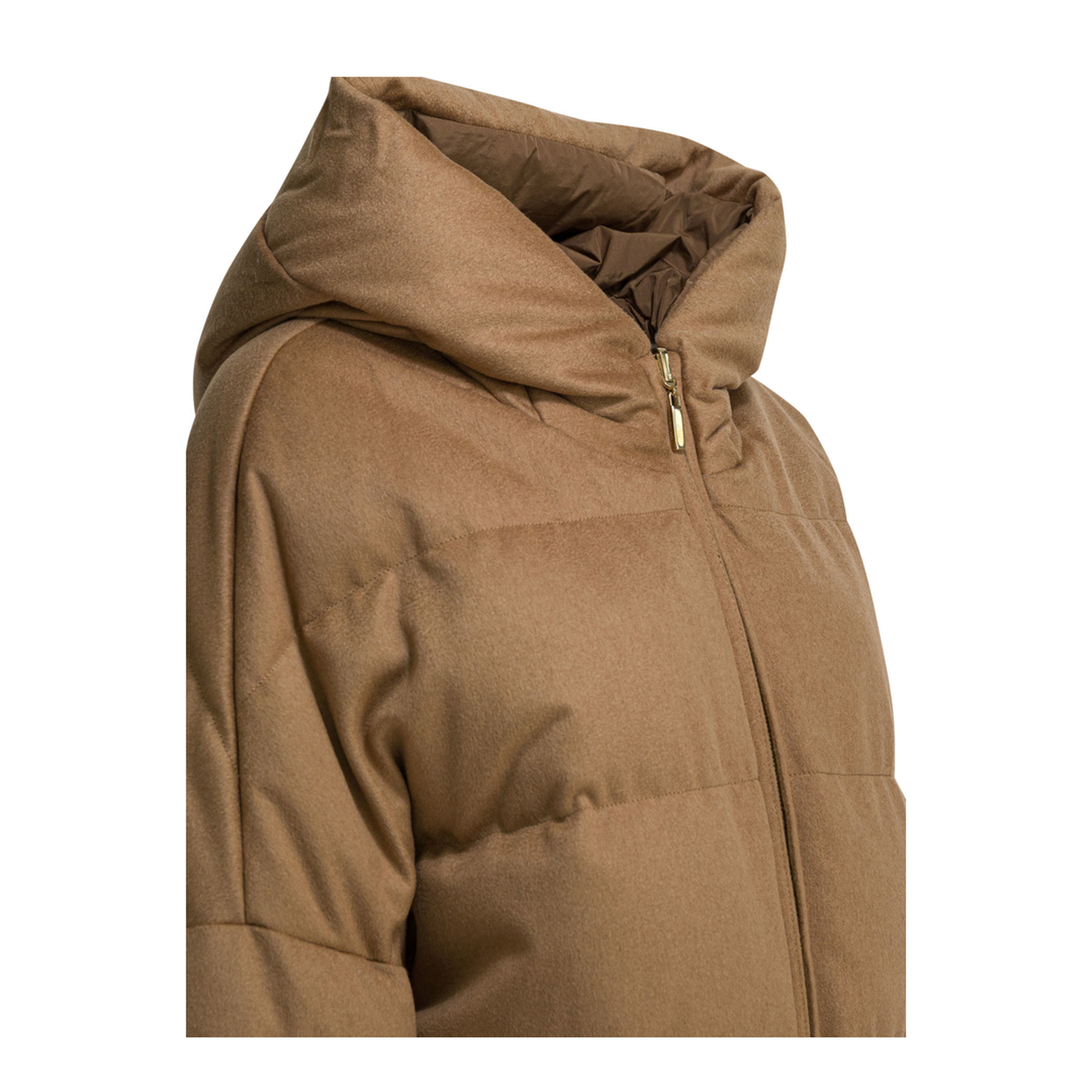MAYFEYR - Max Mara - Short Down Jacket In Camel Wool - 2529486035DESIDERIO001