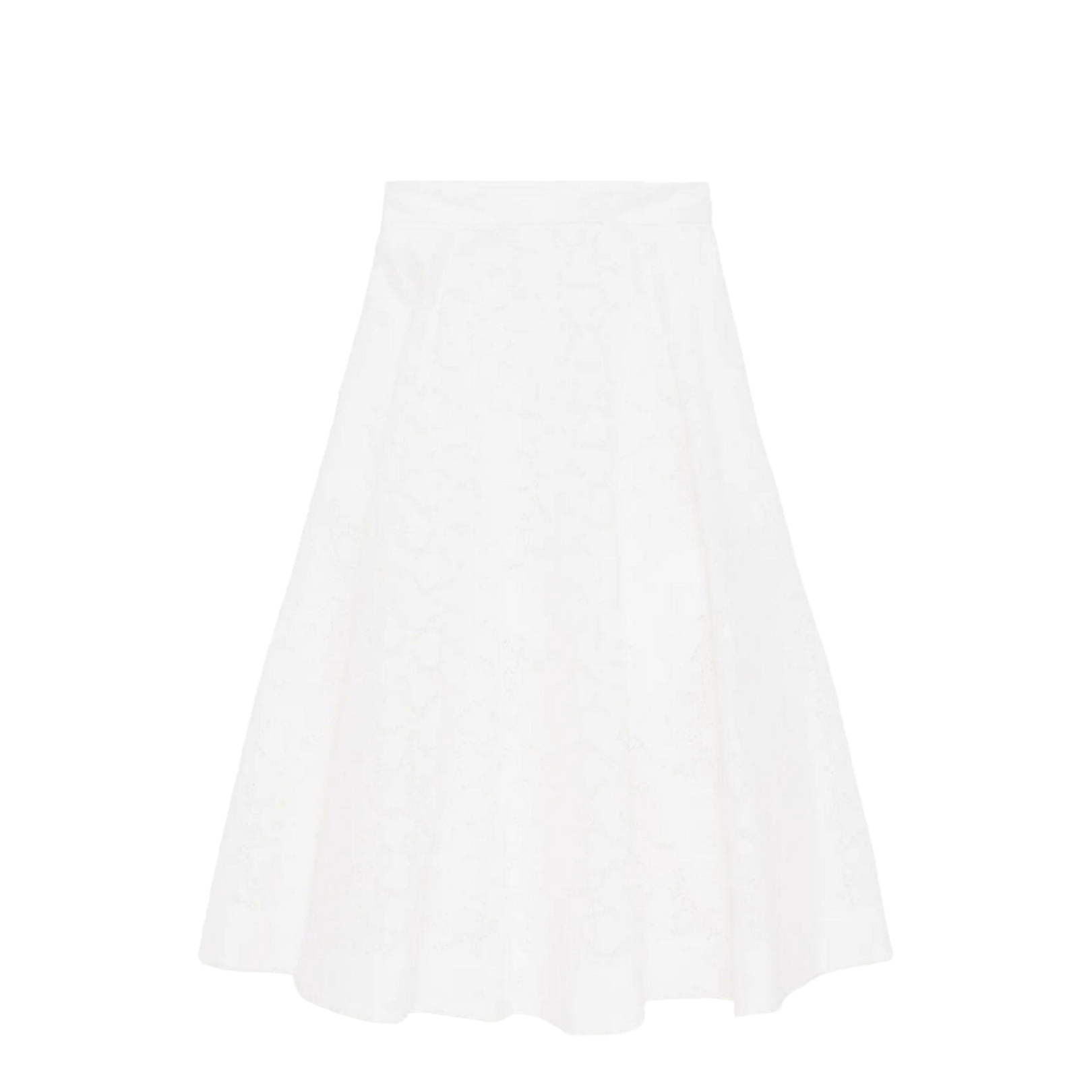 White linen skirt