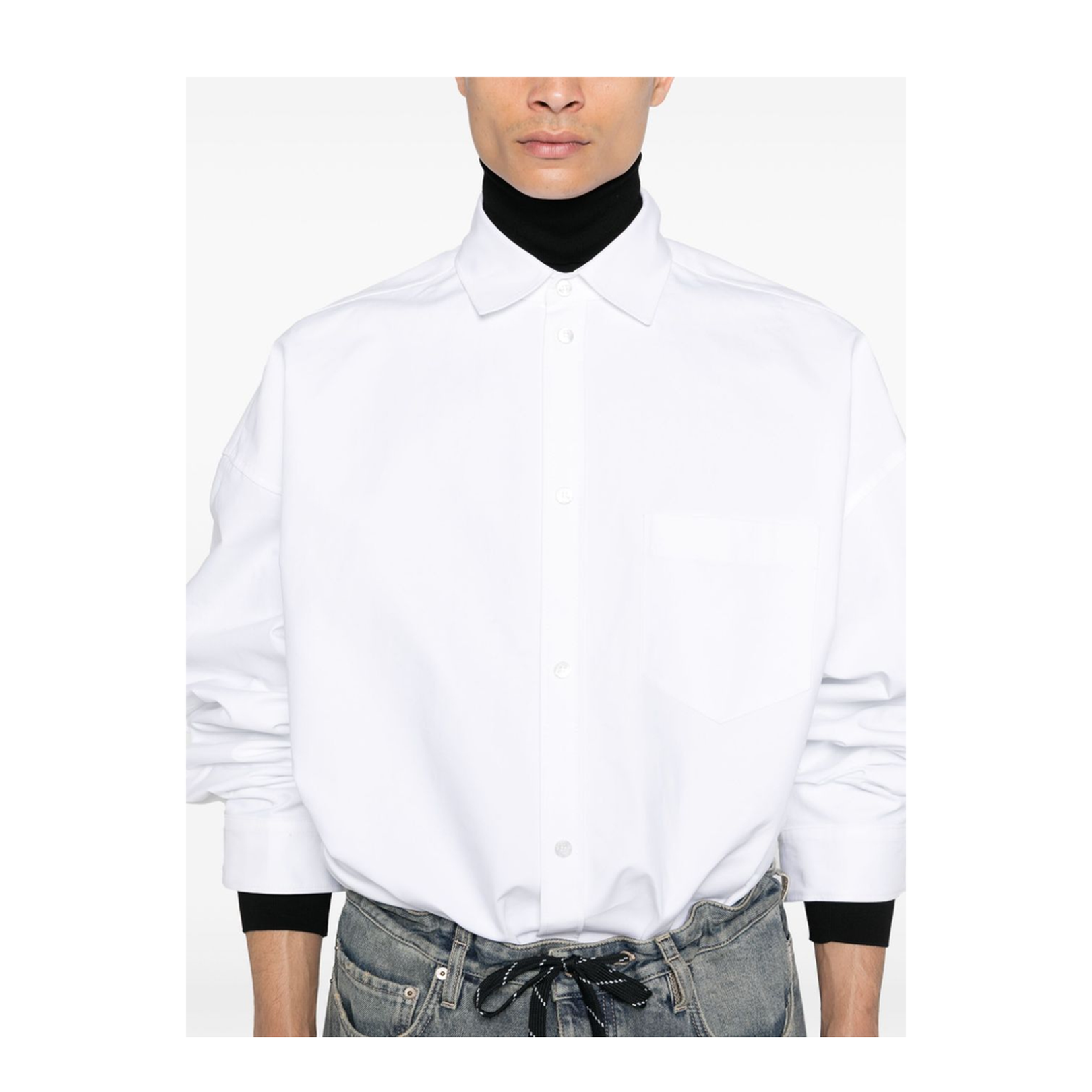 Large Fit Shirt in White