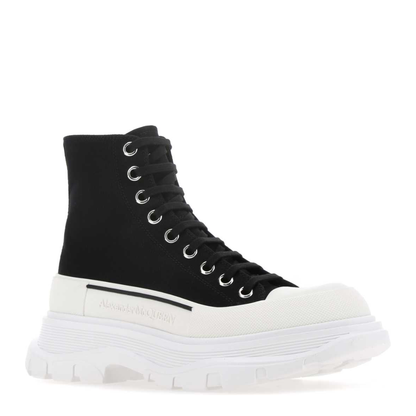 MAYFEYR - Alexander Mcqueen - Black Canvas Sack Sneakers - 705659W4MV21070