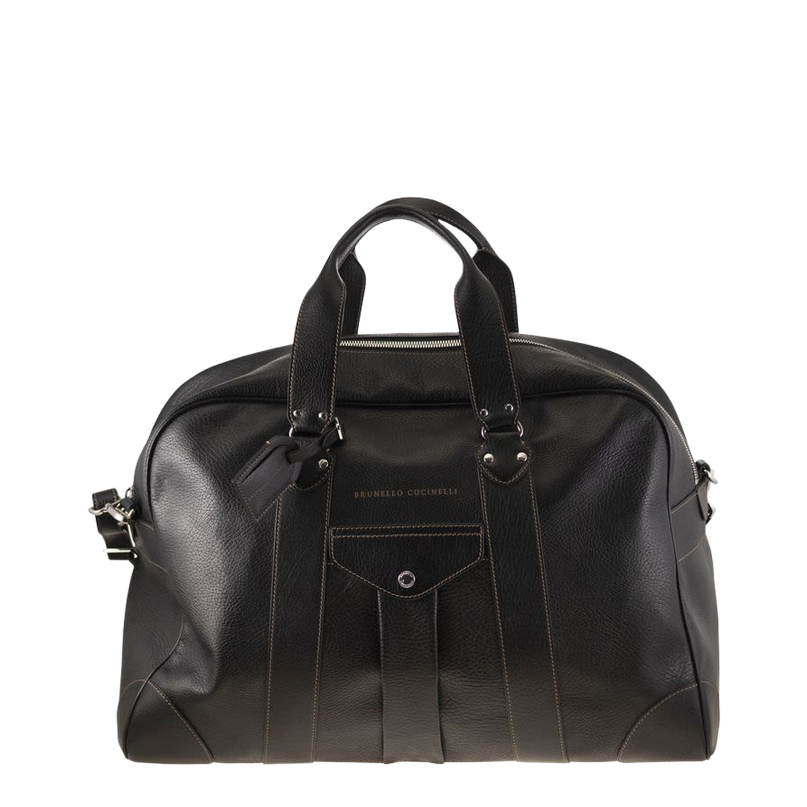 Grained Calfskin Weekender Bag