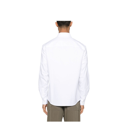 Fox Head Embroidered Casual Shirt