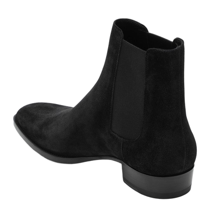 Black Suede Ankle Boot