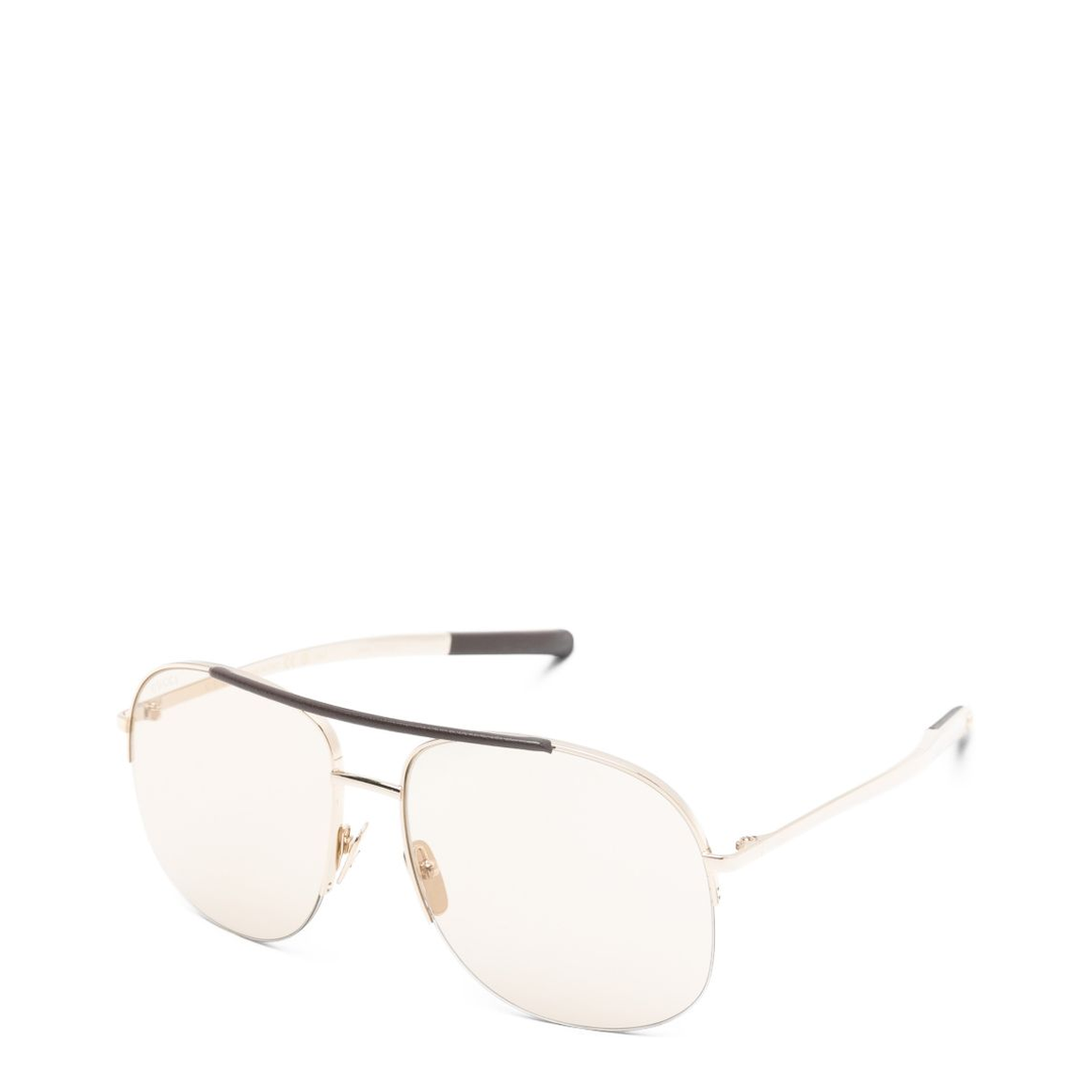 Navigator sunglasses in gold
