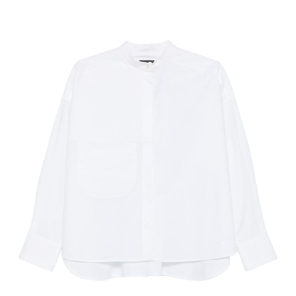 Concealed Button Front Shirt