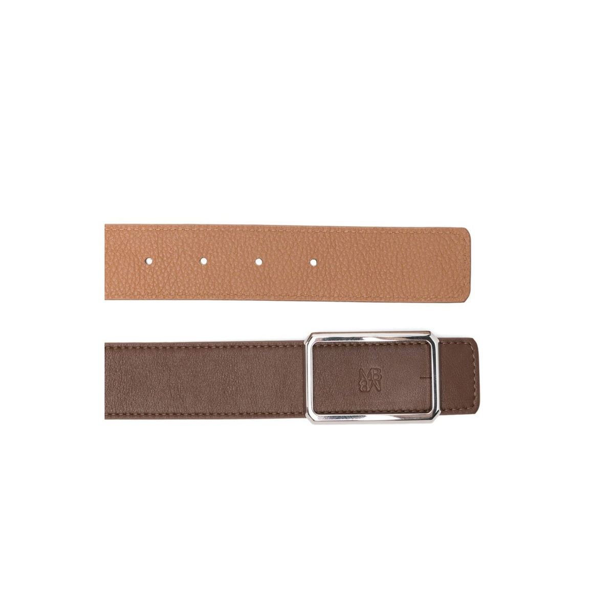 MAYFEYR - MAISON BOINET - Brown Smooth Grain Leather Belt - 94825S3706