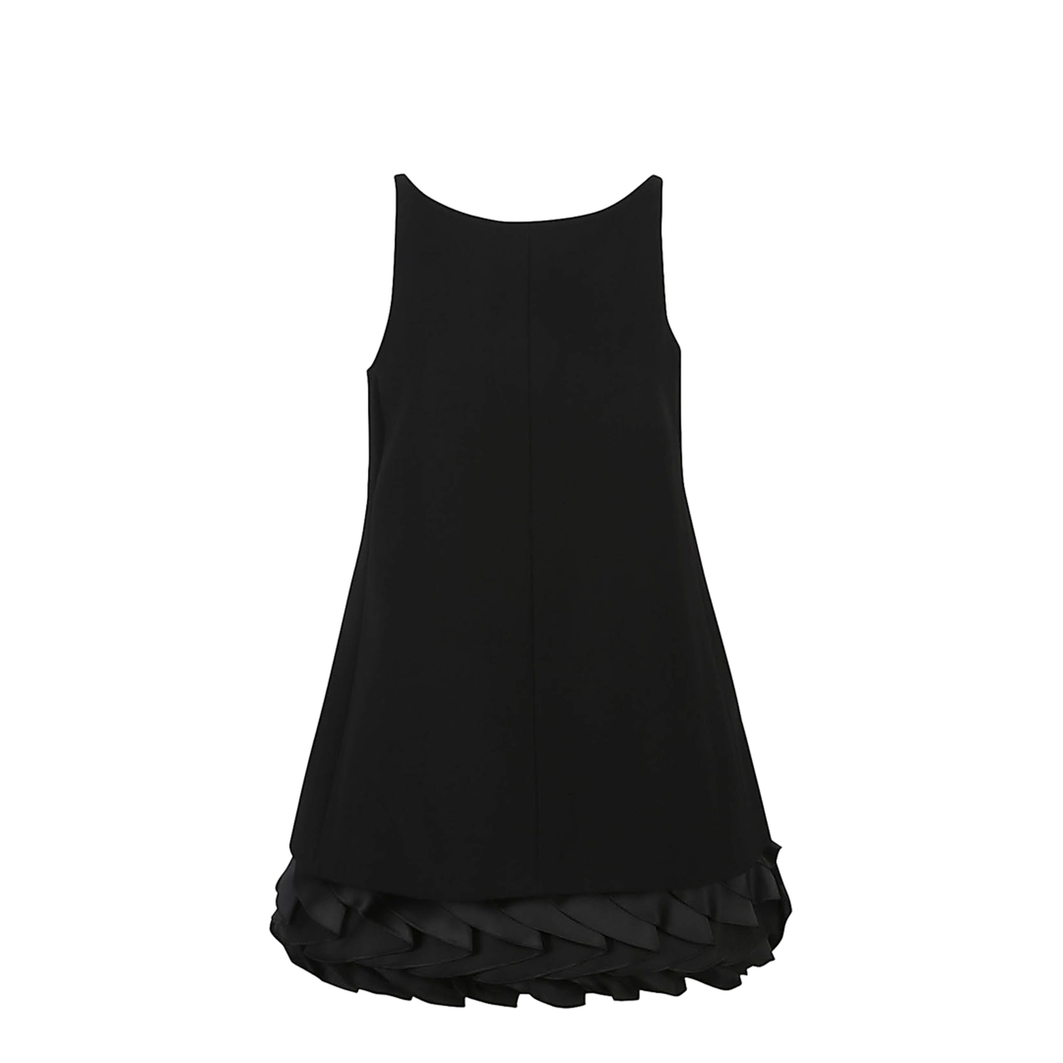 Bouquet Mini Dress in Gauffered Double Wool