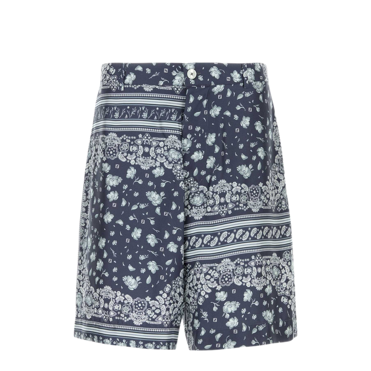 MAYFEYR - Fendi - Printed Silk Bermuda Shorts - FB1014AUVQF0U6K