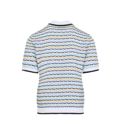 MAYFEYR - Casablanca - Knitted Polo - MPF26KW126001MULTI