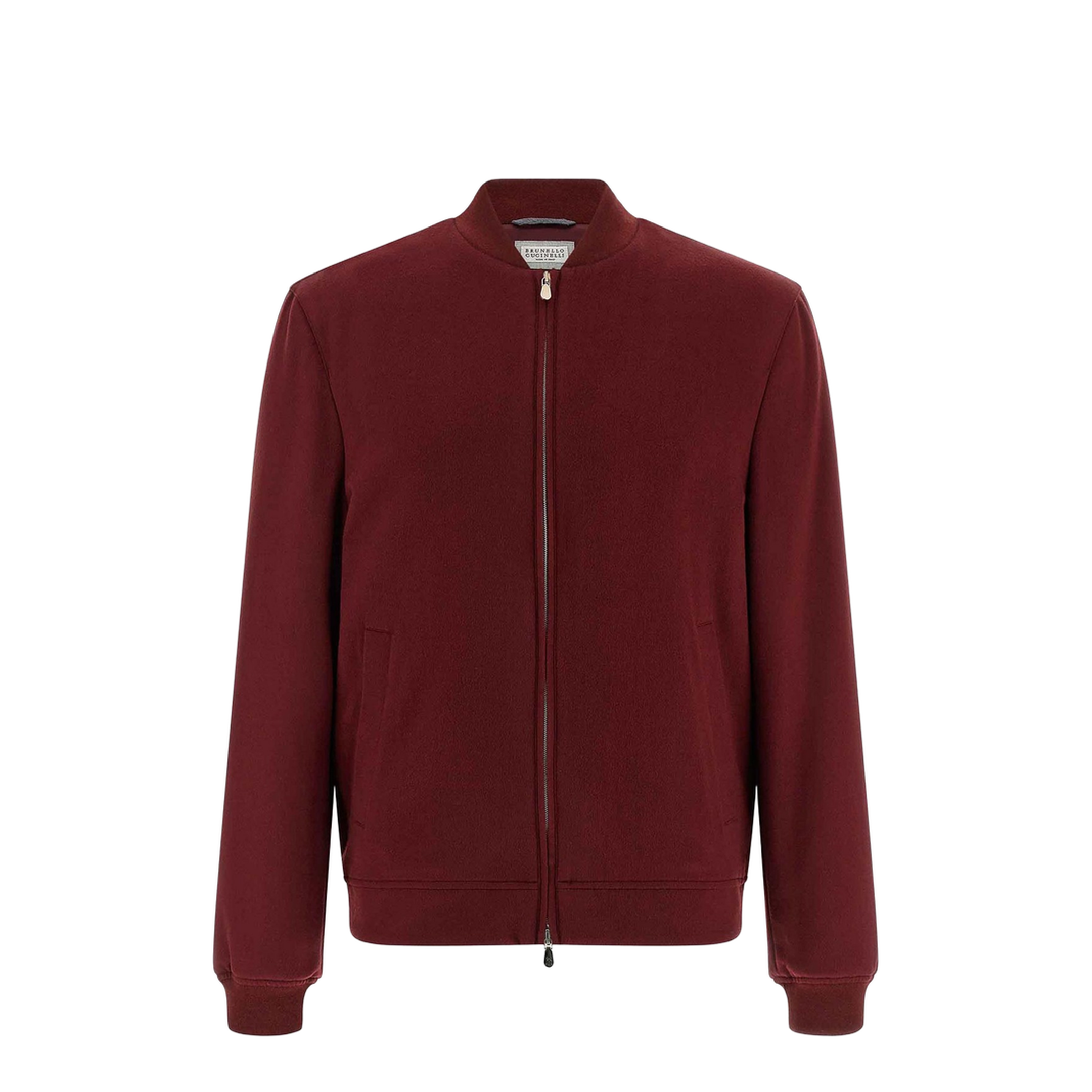 Cashmere Bomber Jacket Red