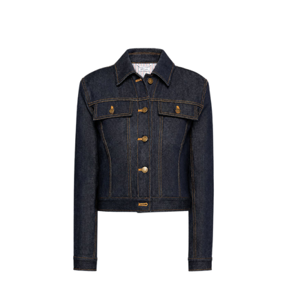 MAYFEYR - Thom Browne - Shrunken Fit Denim Jacket - FBC948UF1101415