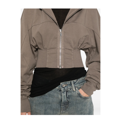 MAYFEYR - Rick Owens - Heavy Jersey Sweatshirt Cropped - DS02F6233RIG34