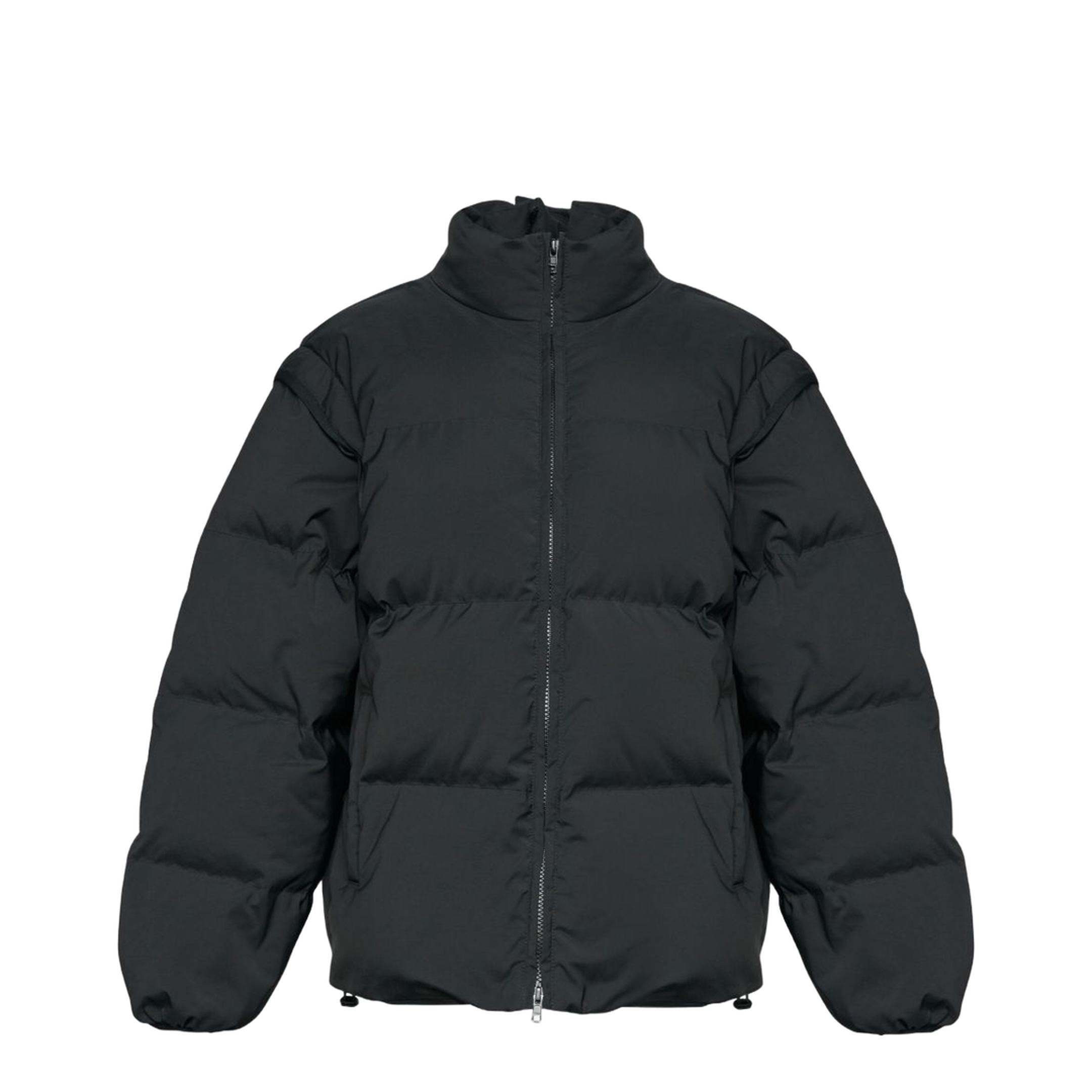 Transformable Padded Black Jacket