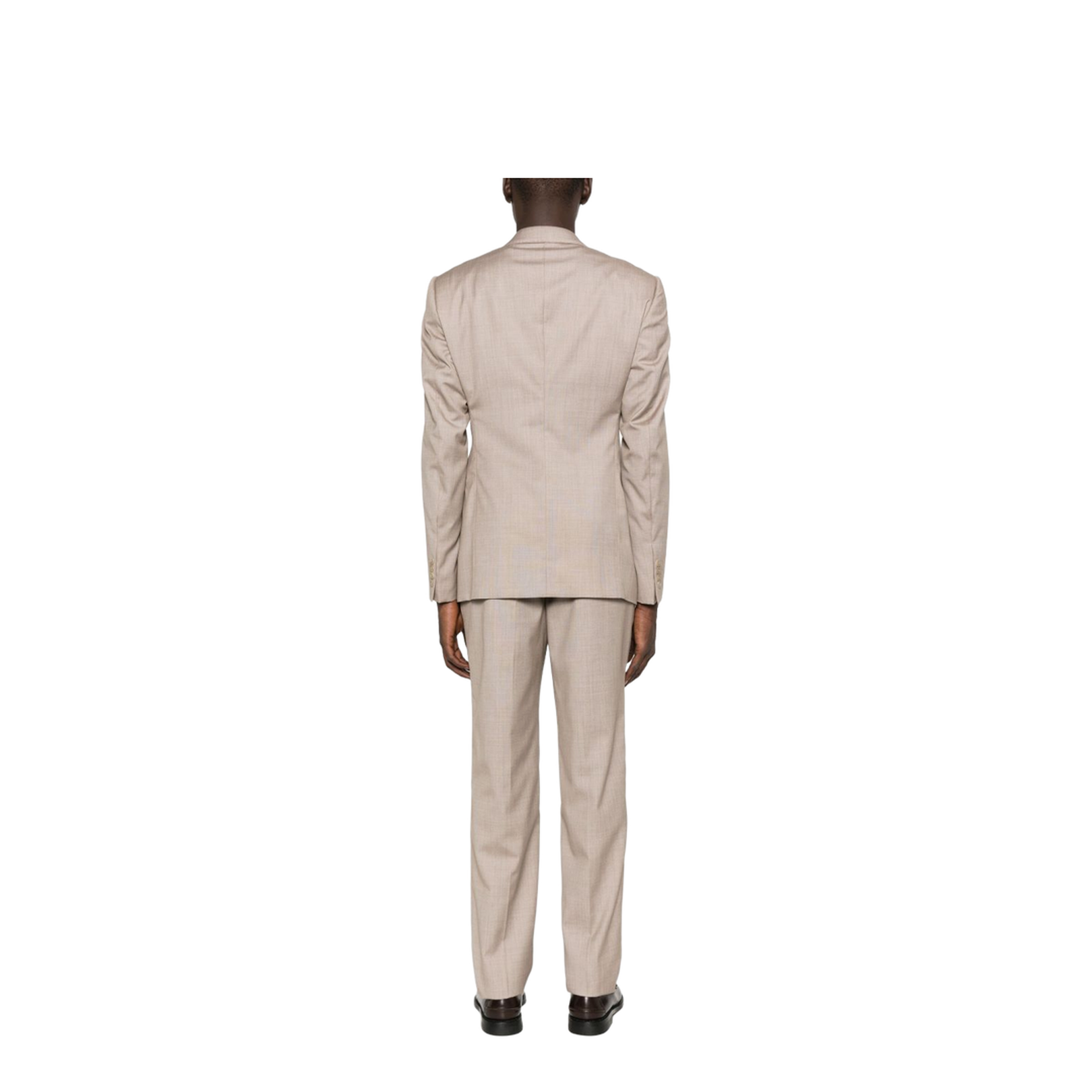 Single-breasted suit with micro jacquard
