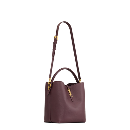 LE 37 Calf Leather Bucket Bag - Bordeaux