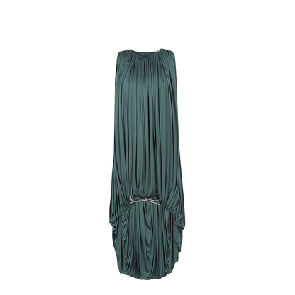 Silk Draped Dress