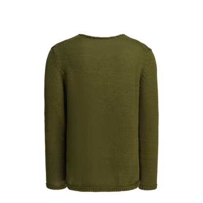 MAYFEYR - Comme Des Garcons - Crew Neck Sweater With Logo - FQN004S262NAVY