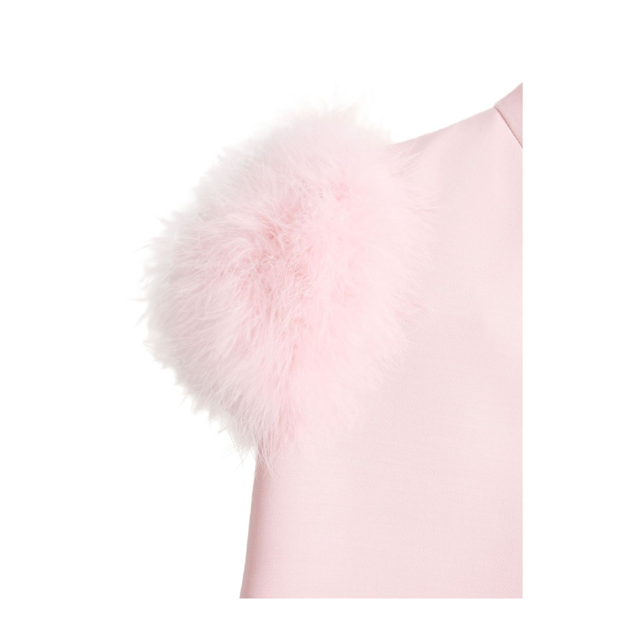 Bow Detail Wool and Silk Mini Dress