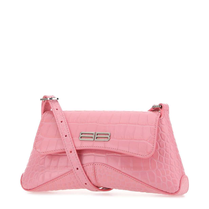 Balenciaga Croco-Embossed Leather XX Small Flap Bag