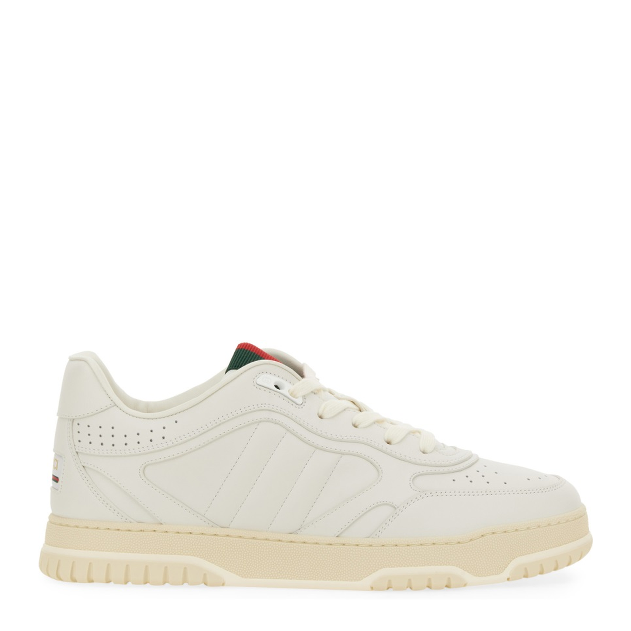 Re-Web Trainer in White Leather