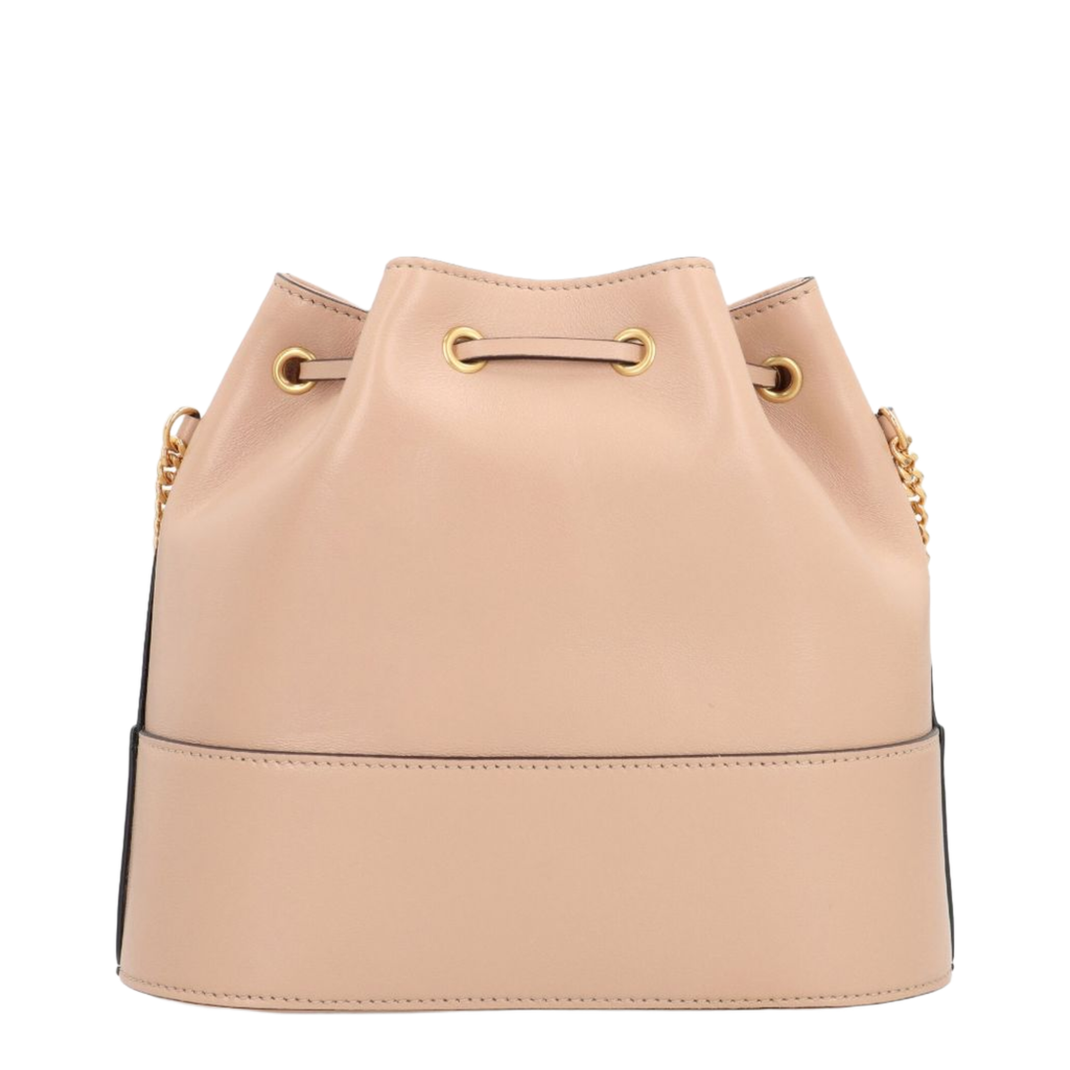 Mini Bucket Bag in Nappa with Vlogo Signature Chain