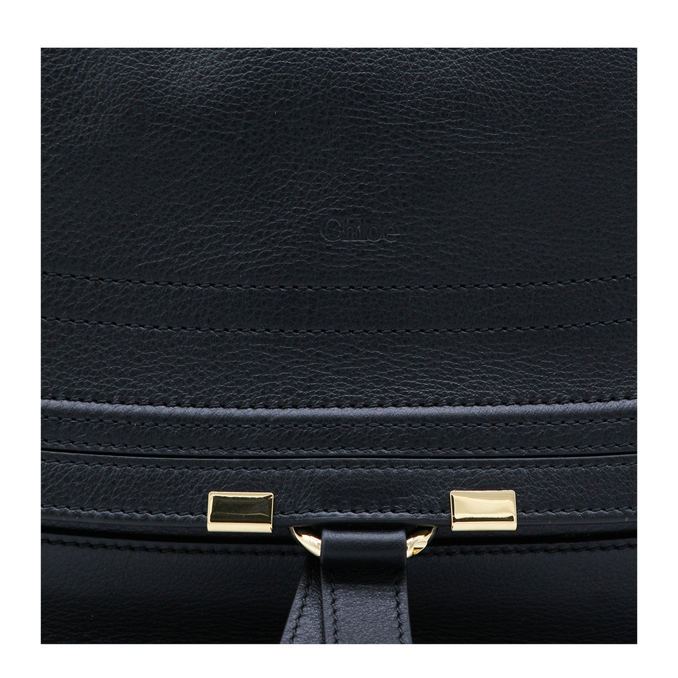 Marcie Small Calfskin Shoulder Bag - Black