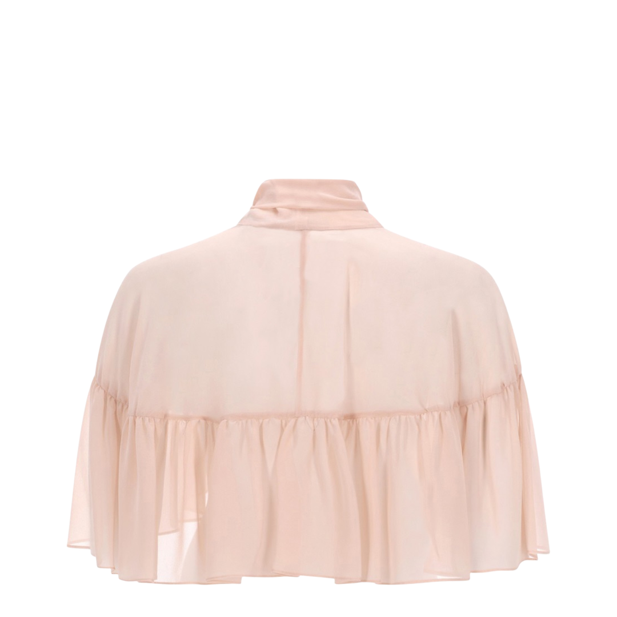 Silk Cape with Bow