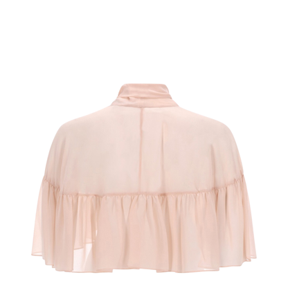 Silk Cape with Bow