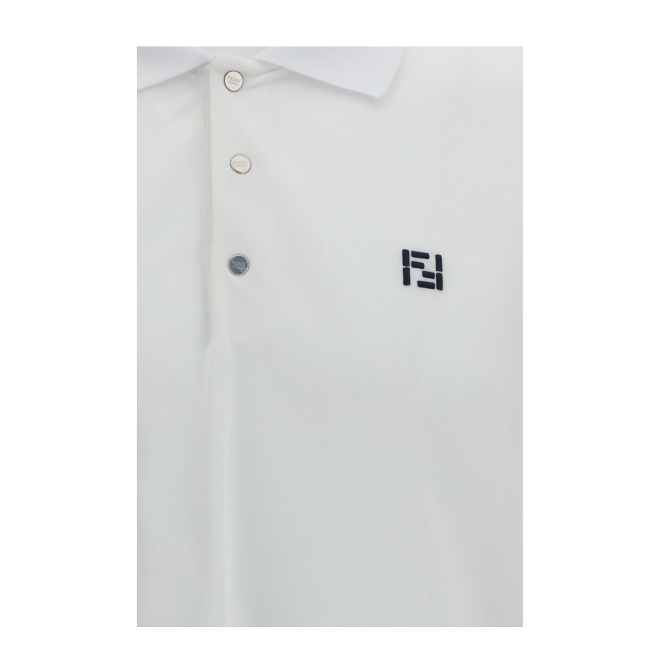 MAYFEYR - Fendi - Ff Logo Piqué Polo - FY1309AY0I
