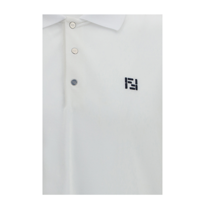 MAYFEYR - Fendi - Ff Logo Piqué Polo - FY1309AY0I