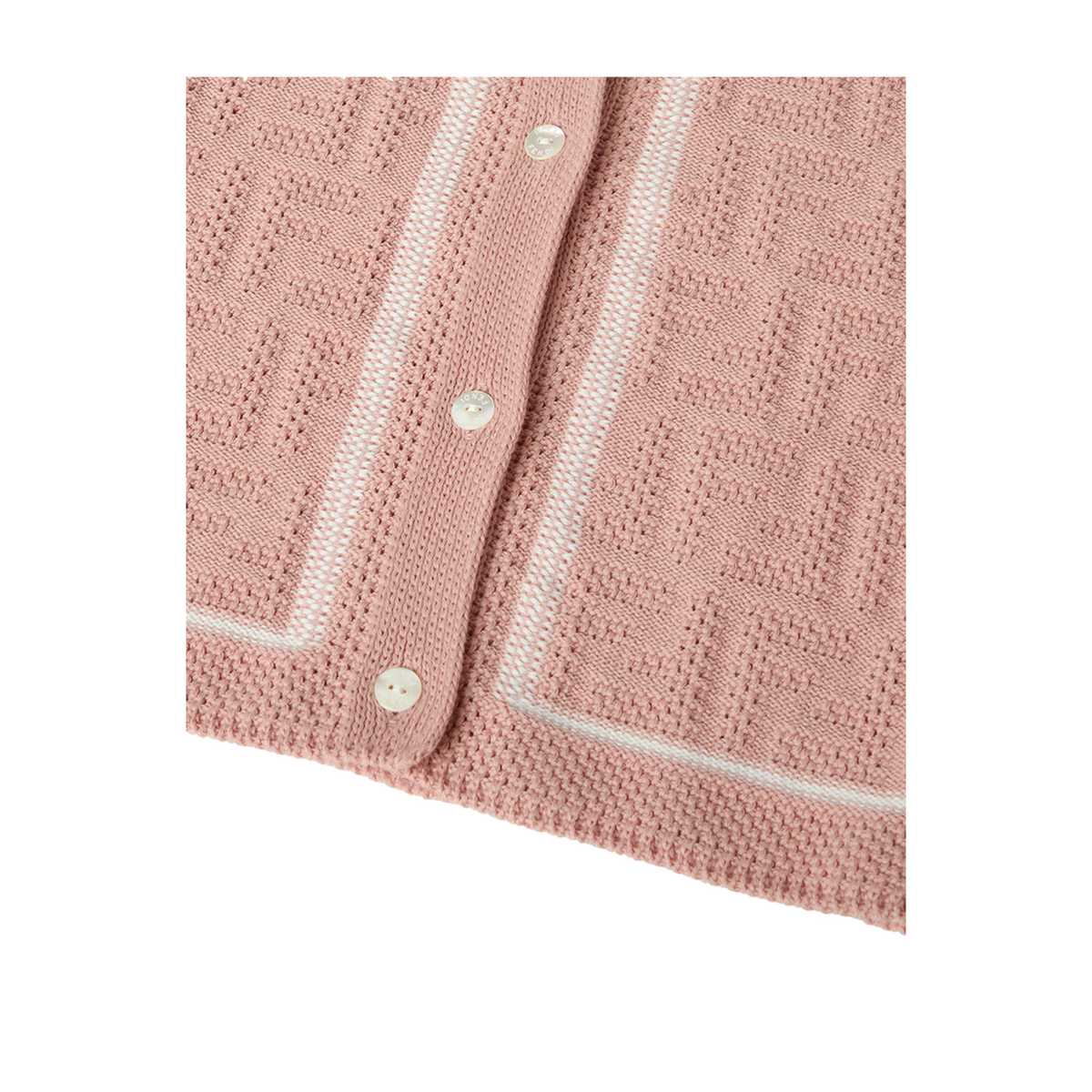 MAYFEYR - FENDI KIDS - Cotton Logo Polo Neck Shirt - JFG259AJ8TF1PNJ