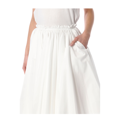 White Cotton Skirt