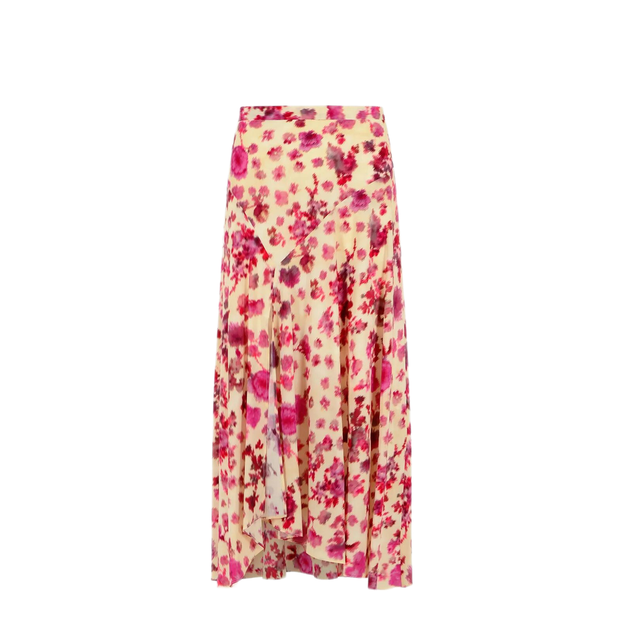 MAYFEYR - Isabel Marant - Sakura Long Printed Stretch Silk Skirt - JU0012FBD1J11I40PK