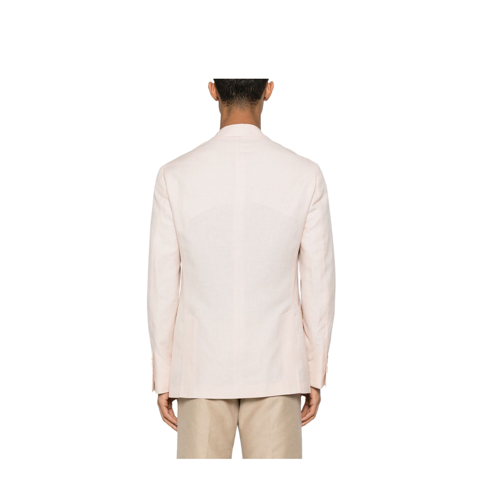 Wool Blend Single-Breasted Jacket