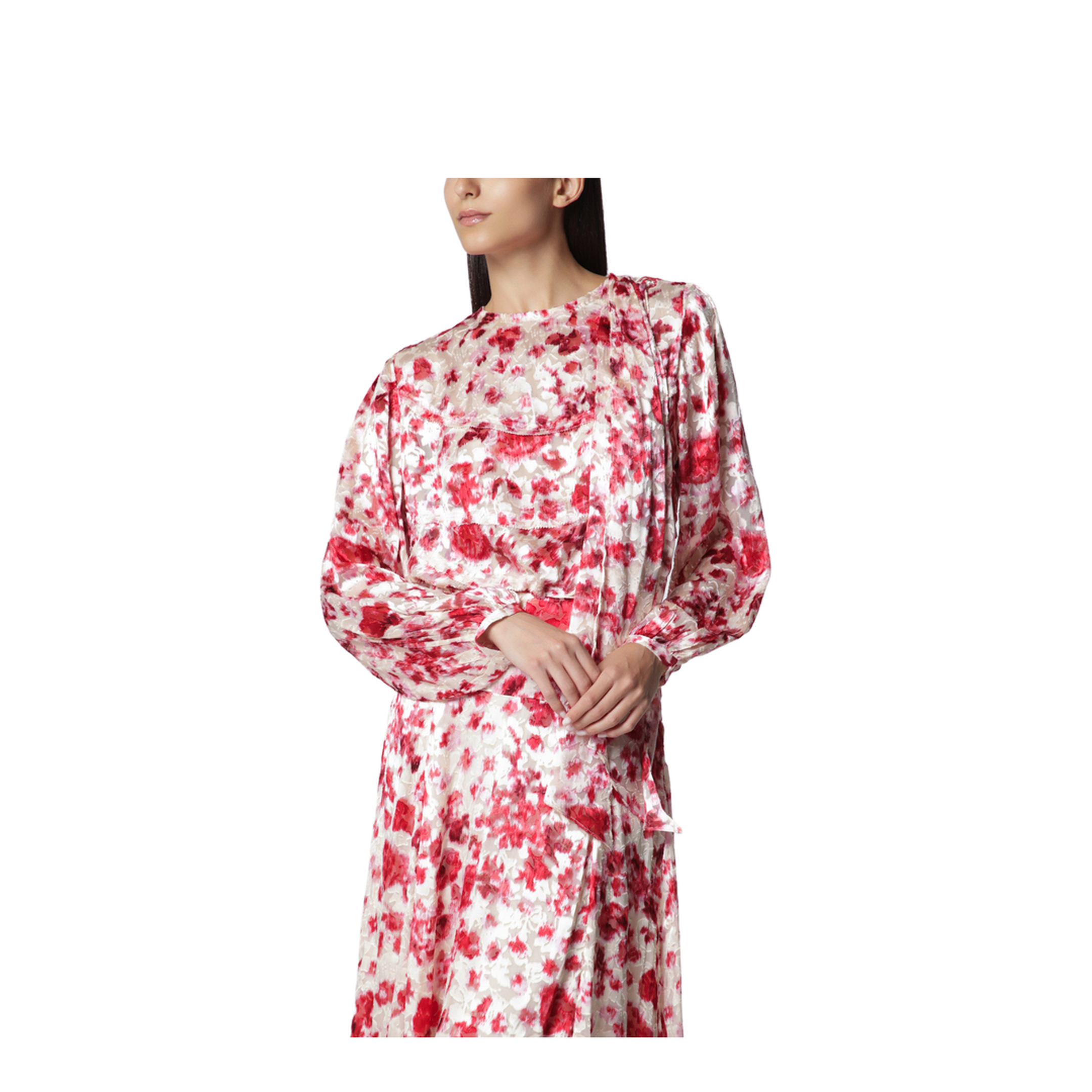 MAYFEYR - Isabel Marant - Firma Blouse In Printed Silk Dévoré Georgette - HT0938FAD3J14IECPK