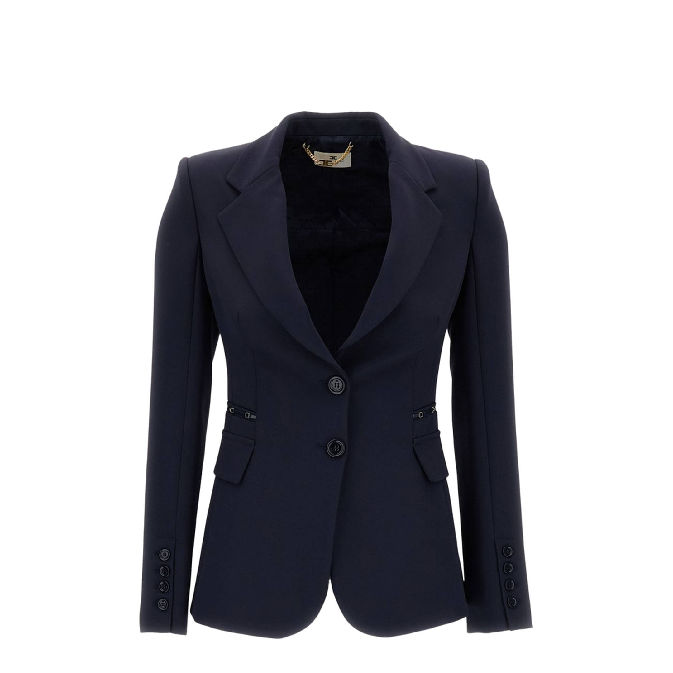 MAYFEYR - Elisabetta Franchi - Jackets Navy - GI27466E2H88