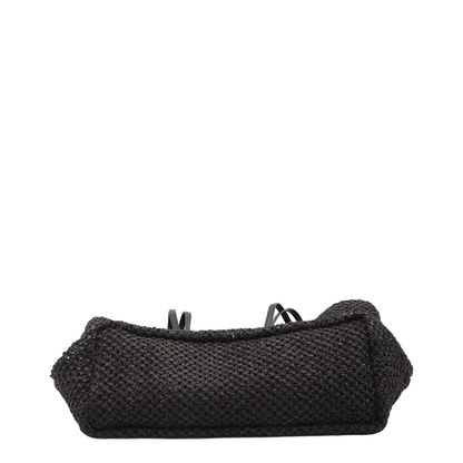 MAYFEYR - The Row - Black Barn Tote Bag In Raffia - W2074WL6BLACK
