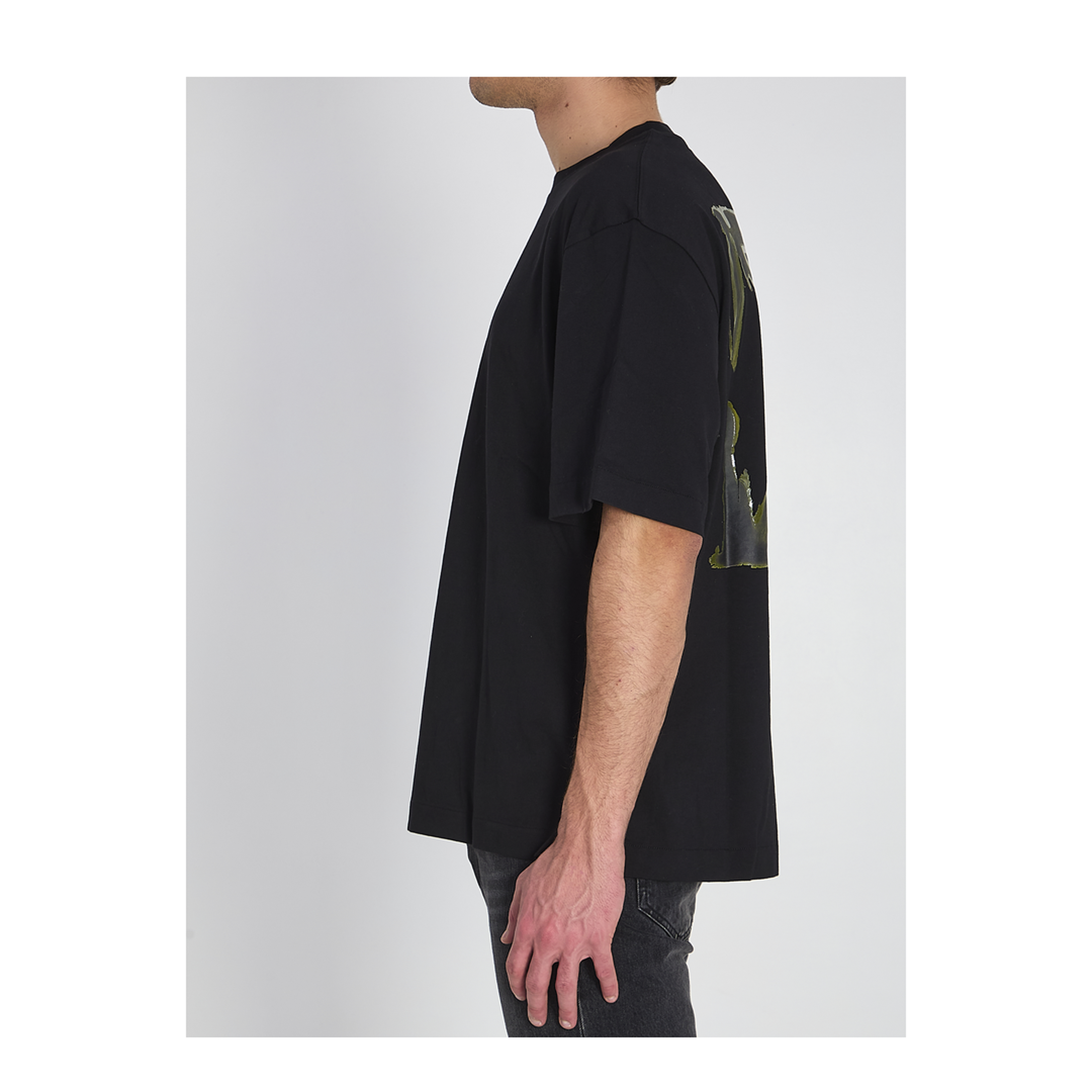 MAYFEYR - Off-White - Dark Slime Arrow T-Shirt - OMAA120S26JER0020001