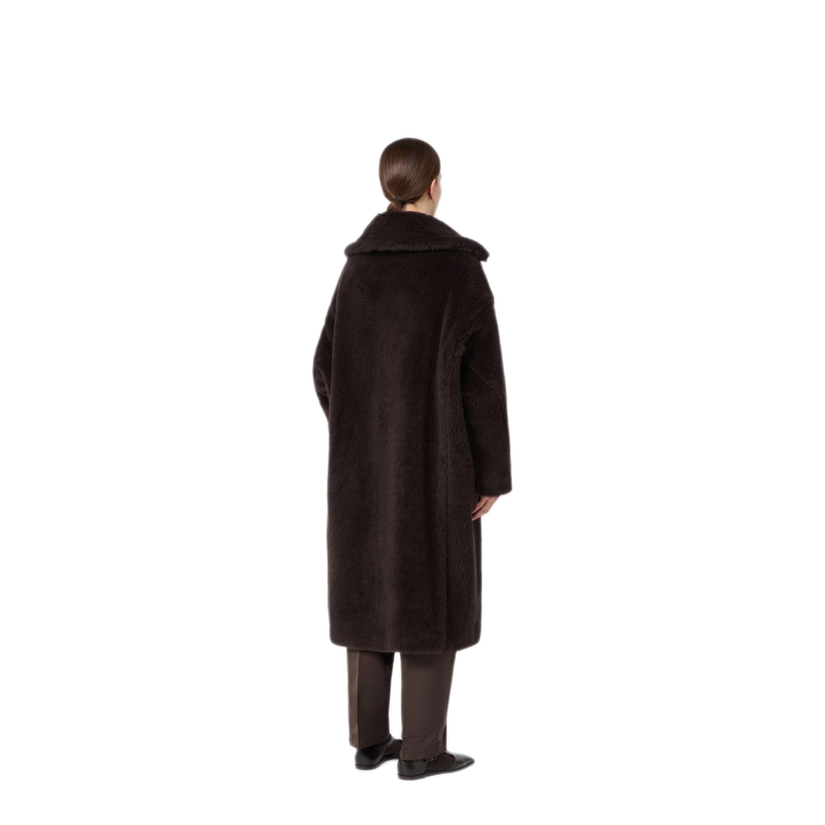 Coat In Alpaca And Wool