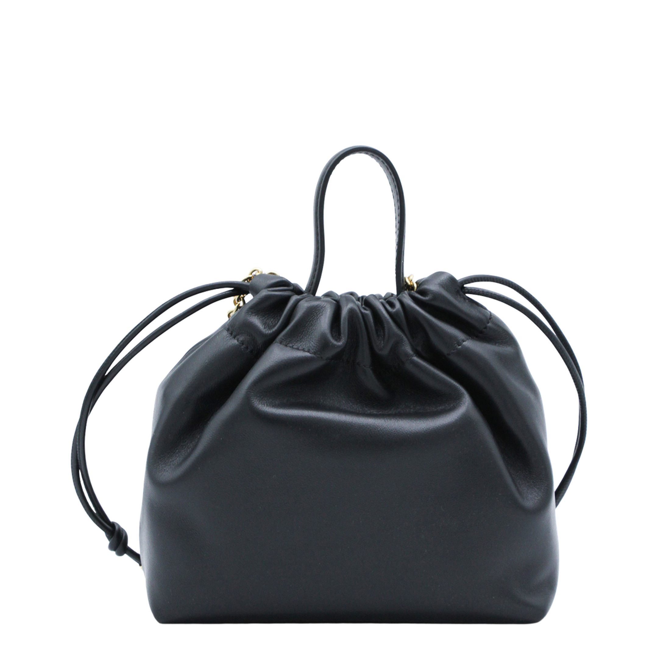 Icons Mini Lambskin Shoulder Bag - Black