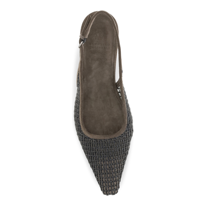 MAYFEYR - Brunello Cucinelli - Pointed Slingback Ballerinas - MZSFC3176