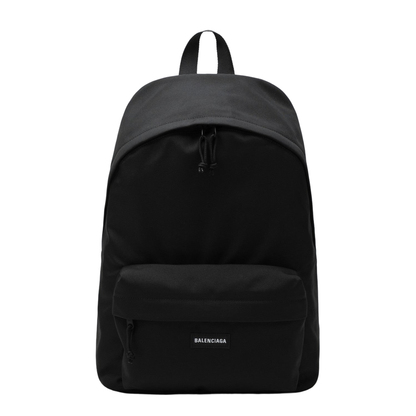 Explorer Nylon Backpack in Black