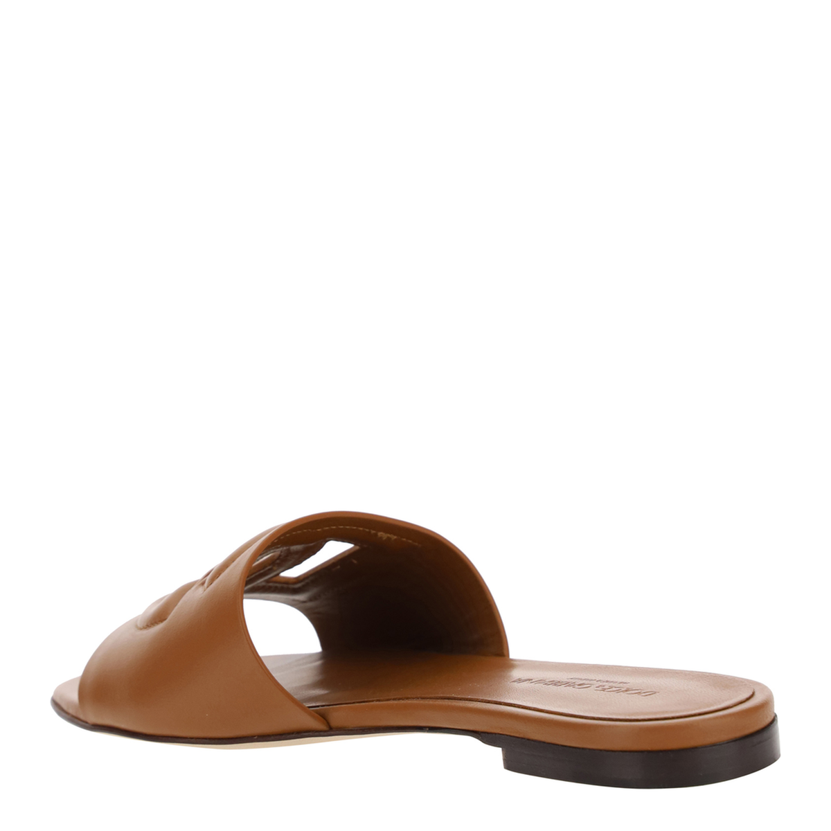 Calfskin Sliders with Logo